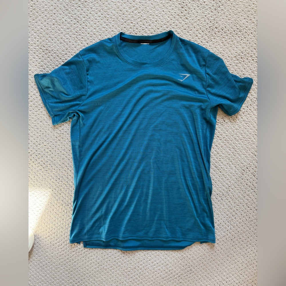 Gymshark Teal and Gray Sweatpants & Athletic Top size large - Picture 3 of 4